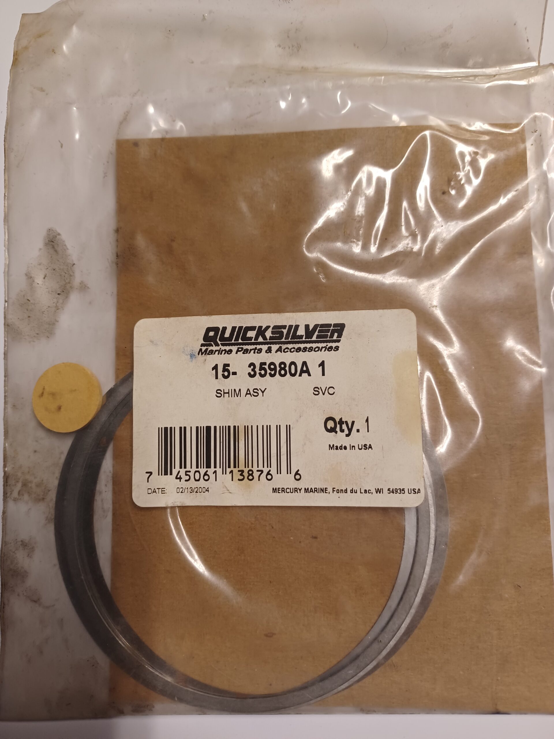 15-35980A1 Mercury-Mercruiser SHIM ASSY