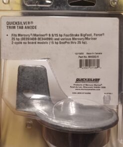 98432q6 mercury mercruiser anode assy