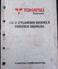 used tohatsu 1 & 2 cylinder service manual