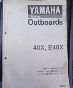 used yamaha service manual 40x , e40x