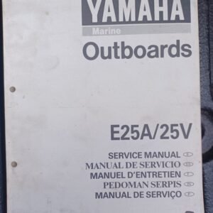 used yamaha service manual e25a/25v