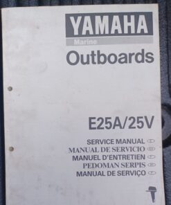 used yamaha service manual e25a/25v